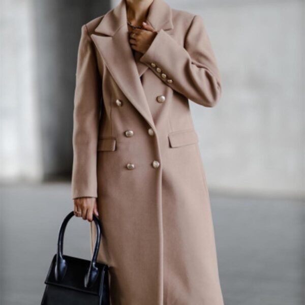 Long Metal Buckle Jacket